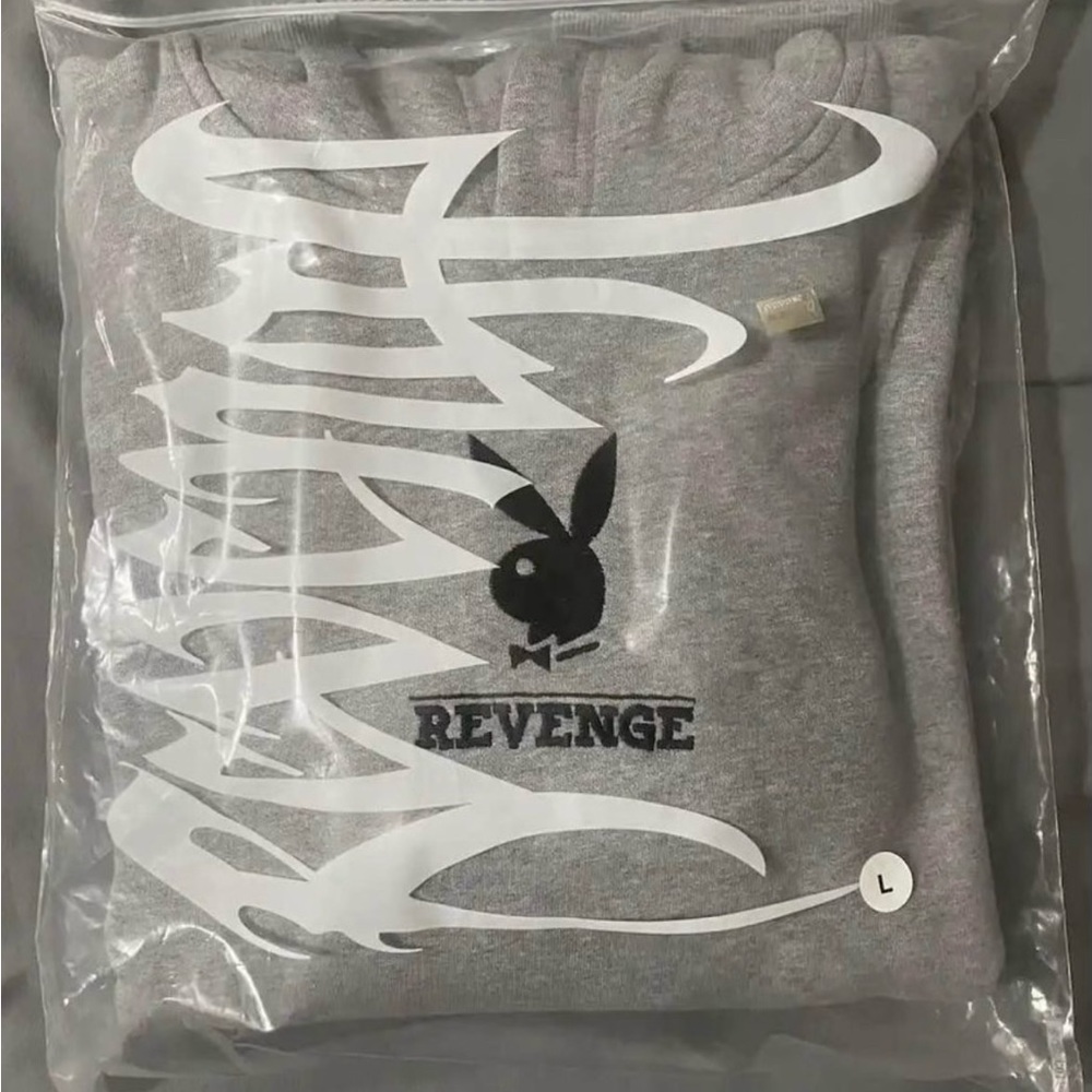 Gray Revenge Hoodie